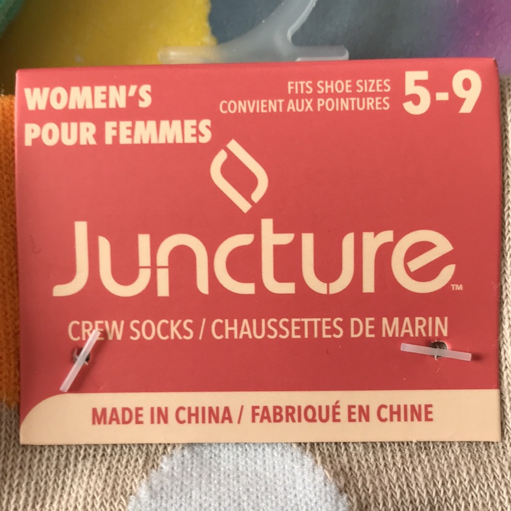 Easter Juncture size 5-9 Womens Crew socks - Picture 3 of 3